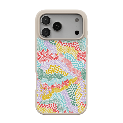 Color Me Happy | Pattern Colorblock Case iPhone Case get.casely