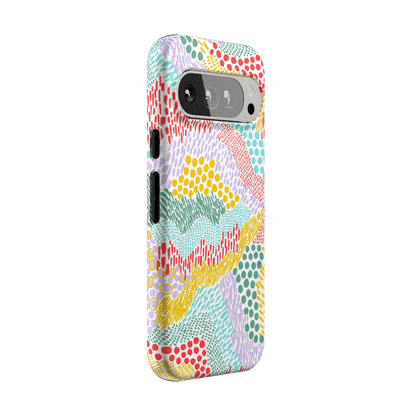 Color Me Happy | Pattern Colorblock Case iPhone Case get.casely