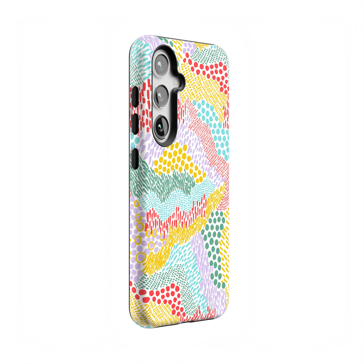 Color Me Happy | Pattern Colorblock Case iPhone Case get.casely