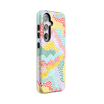 Color Me Happy | Pattern Colorblock Case iPhone Case get.casely