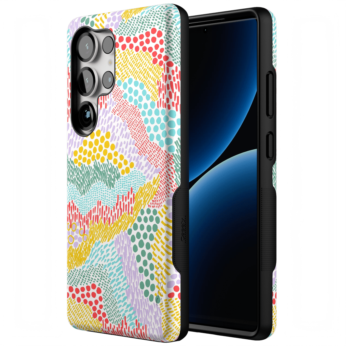 Color Me Happy | Pattern Colorblock Case iPhone Case get.casely