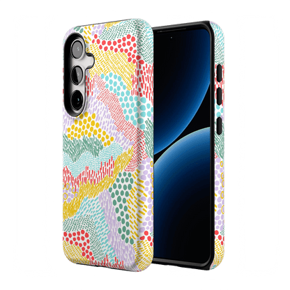 Color Me Happy | Pattern Colorblock Case iPhone Case get.casely