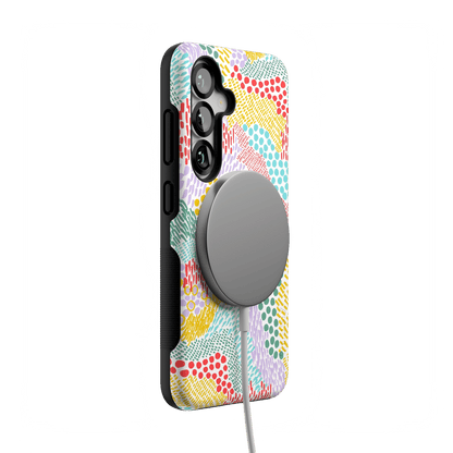 Color Me Happy | Pattern Colorblock Case iPhone Case get.casely