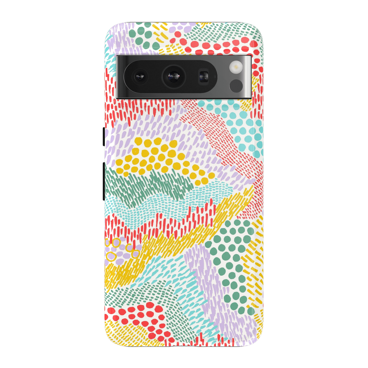 Color Me Happy | Pattern Colorblock Case iPhone Case get.casely