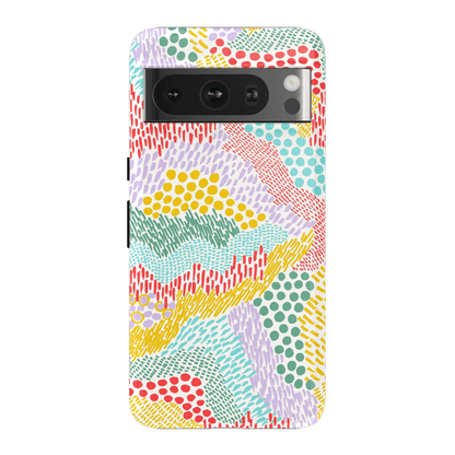 Color Me Happy | Pattern Colorblock Case iPhone Case get.casely