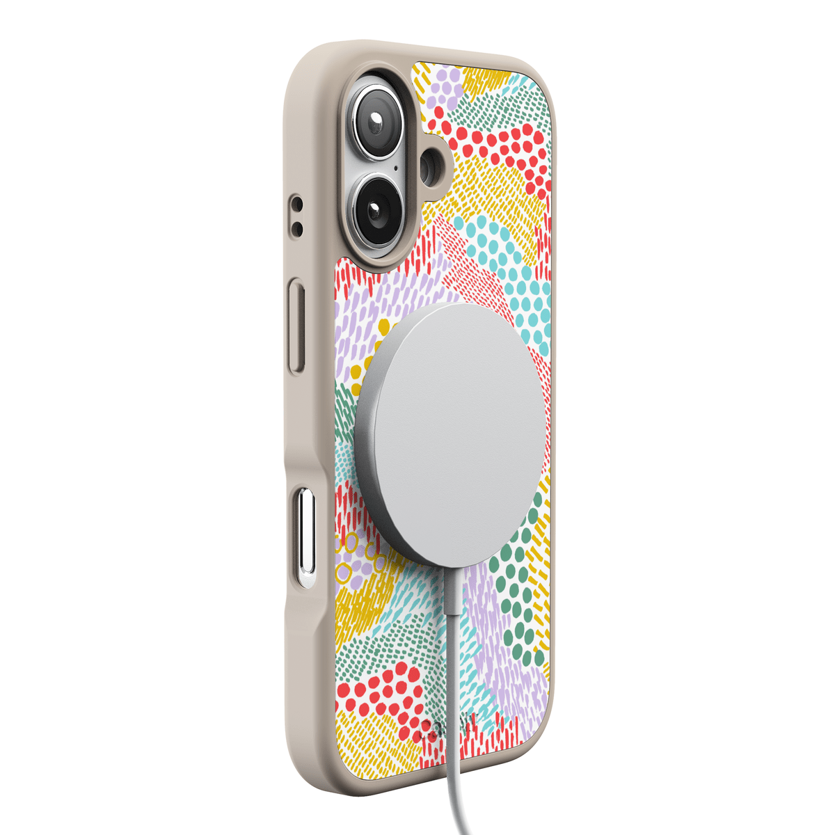 Color Me Happy | Pattern Colorblock Case iPhone Case get.casely