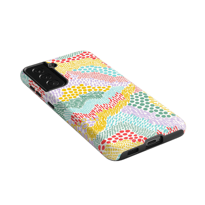 Color Me Happy | Pattern Colorblock Case iPhone Case get.casely