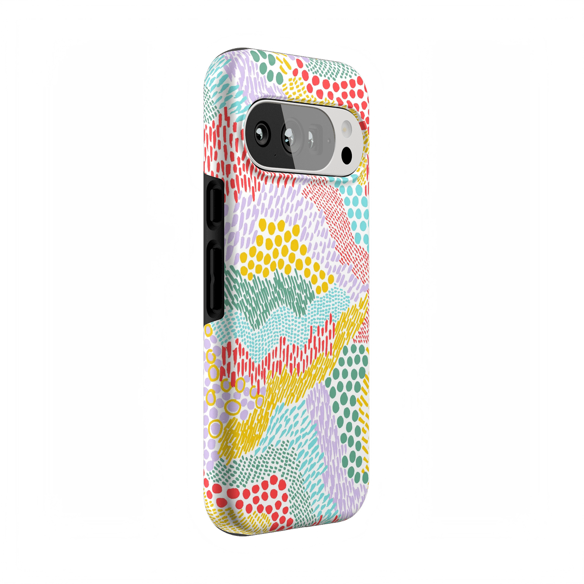 Color Me Happy | Pattern Colorblock Case iPhone Case get.casely