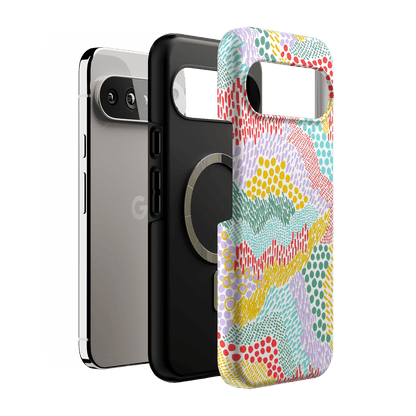 Color Me Happy | Pattern Colorblock Case iPhone Case get.casely