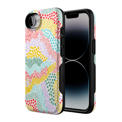 Color Me Happy | Pattern Colorblock Case iPhone Case get.casely