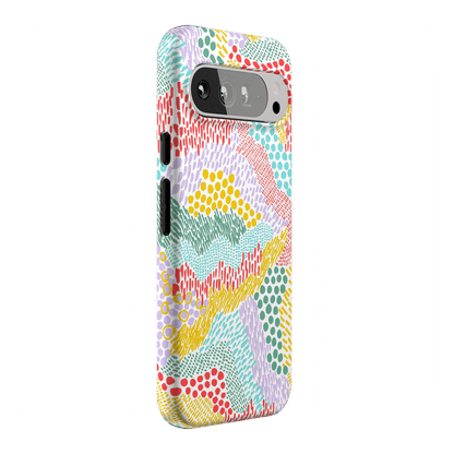 Color Me Happy | Pattern Colorblock Case iPhone Case get.casely