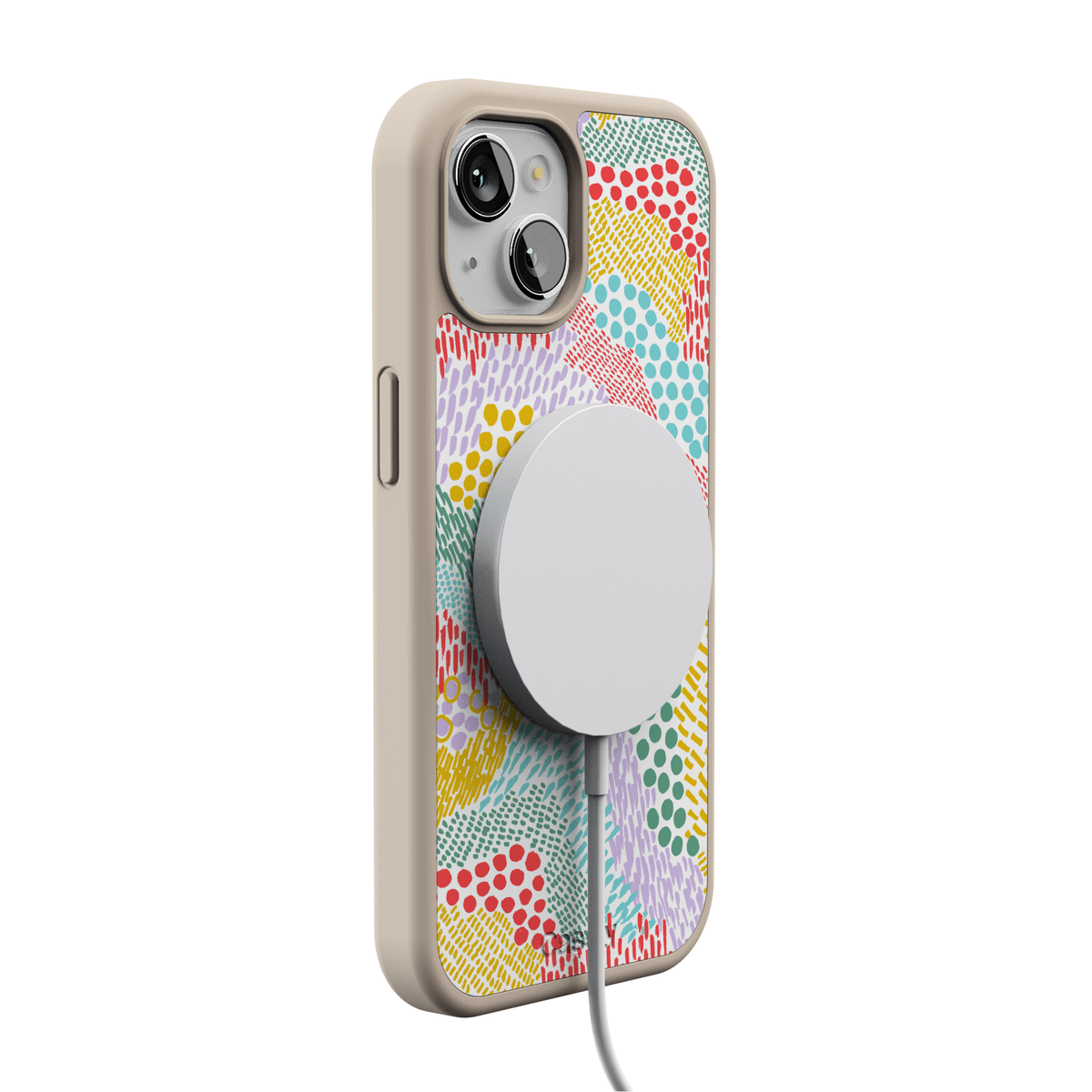 Color Me Happy | Pattern Colorblock Case iPhone Case get.casely