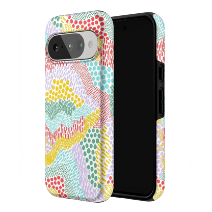 Color Me Happy | Pattern Colorblock Case iPhone Case get.casely