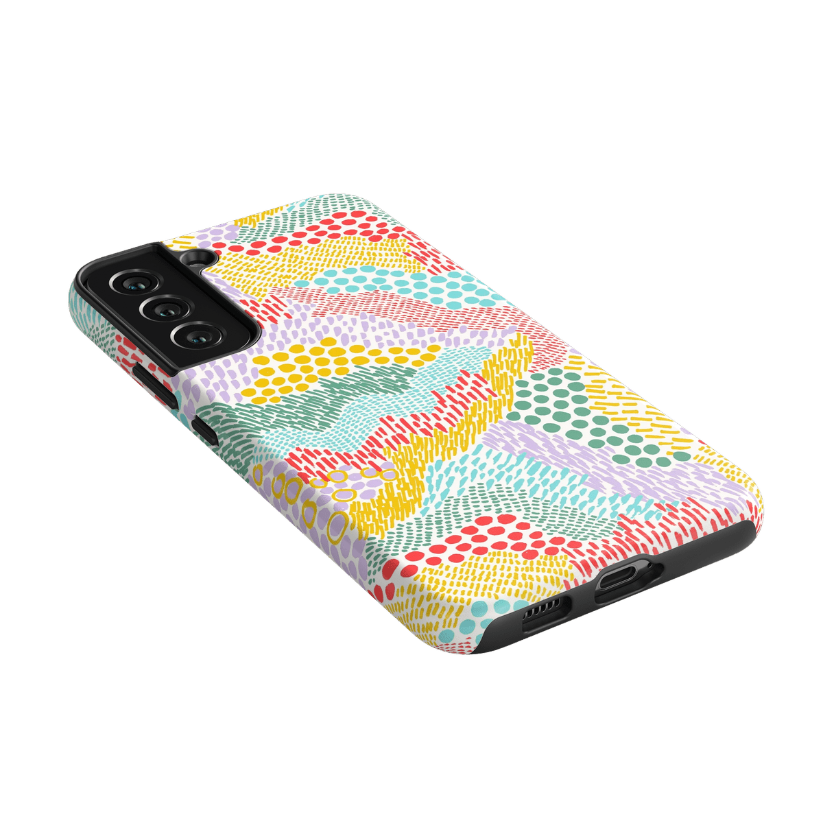 Color Me Happy | Pattern Colorblock Case iPhone Case get.casely