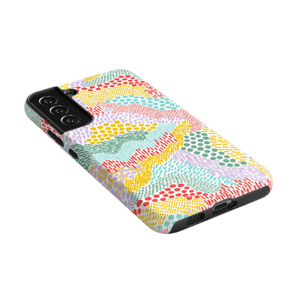 Color Me Happy | Pattern Colorblock Case iPhone Case get.casely