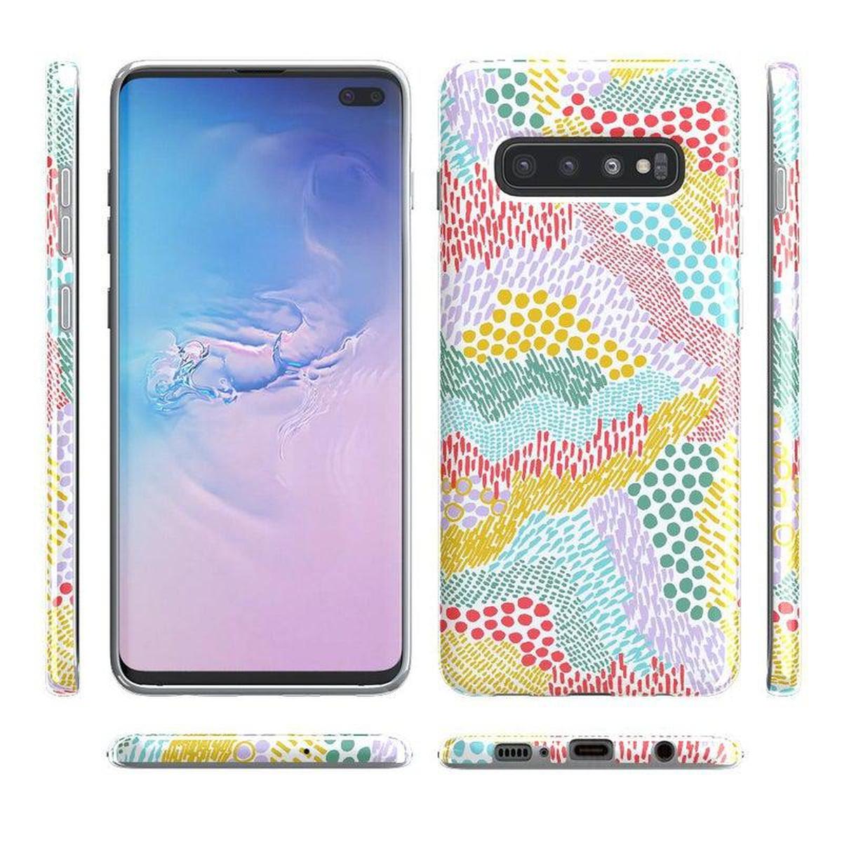 Color Me Happy | Pattern Colorblock Samsung Case Samsung Case get.casely