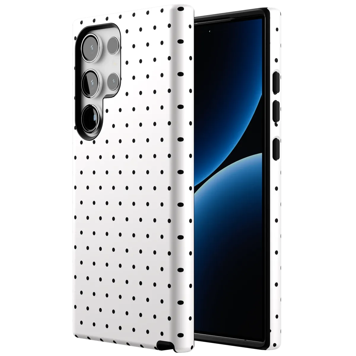 On the Dot | Black Polka Dot Case