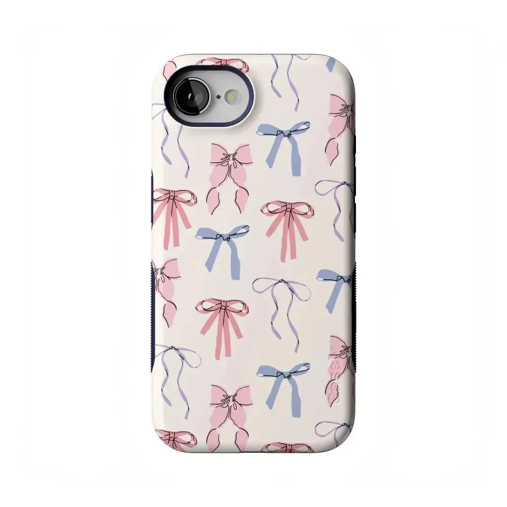 Coquette Girlie | Pastel Bows Case Phone Case Casetry Bold Flex + MagSafe® iPhone 16e