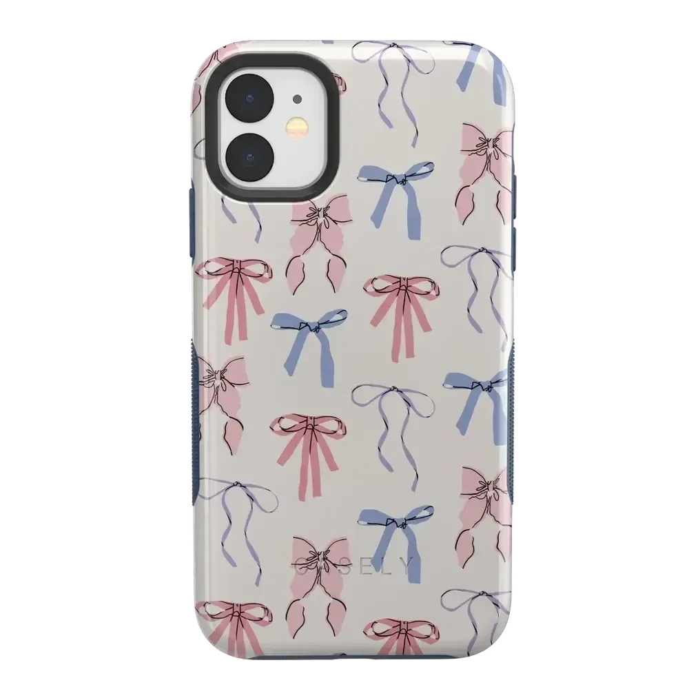 Coquette Girlie | Pastel Bows Case Phone Case Casetry Bold + MagSafe® iPhone 11