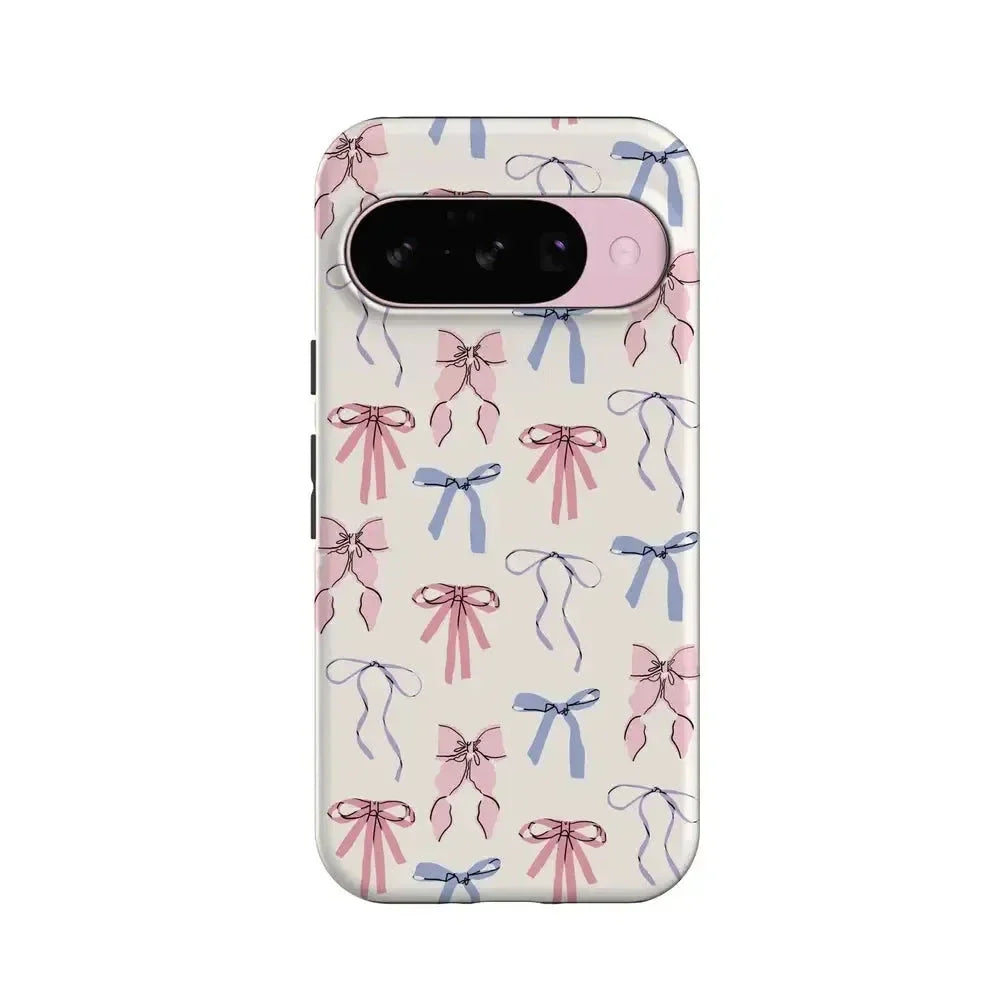 Coquette Girlie | Pastel Bows Case Phone Case Casetry Essential + MagSafe® Google Pixel 10