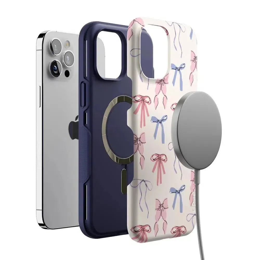 Coquette Girlie | Pastel Bows Case Phone Case Casetry
