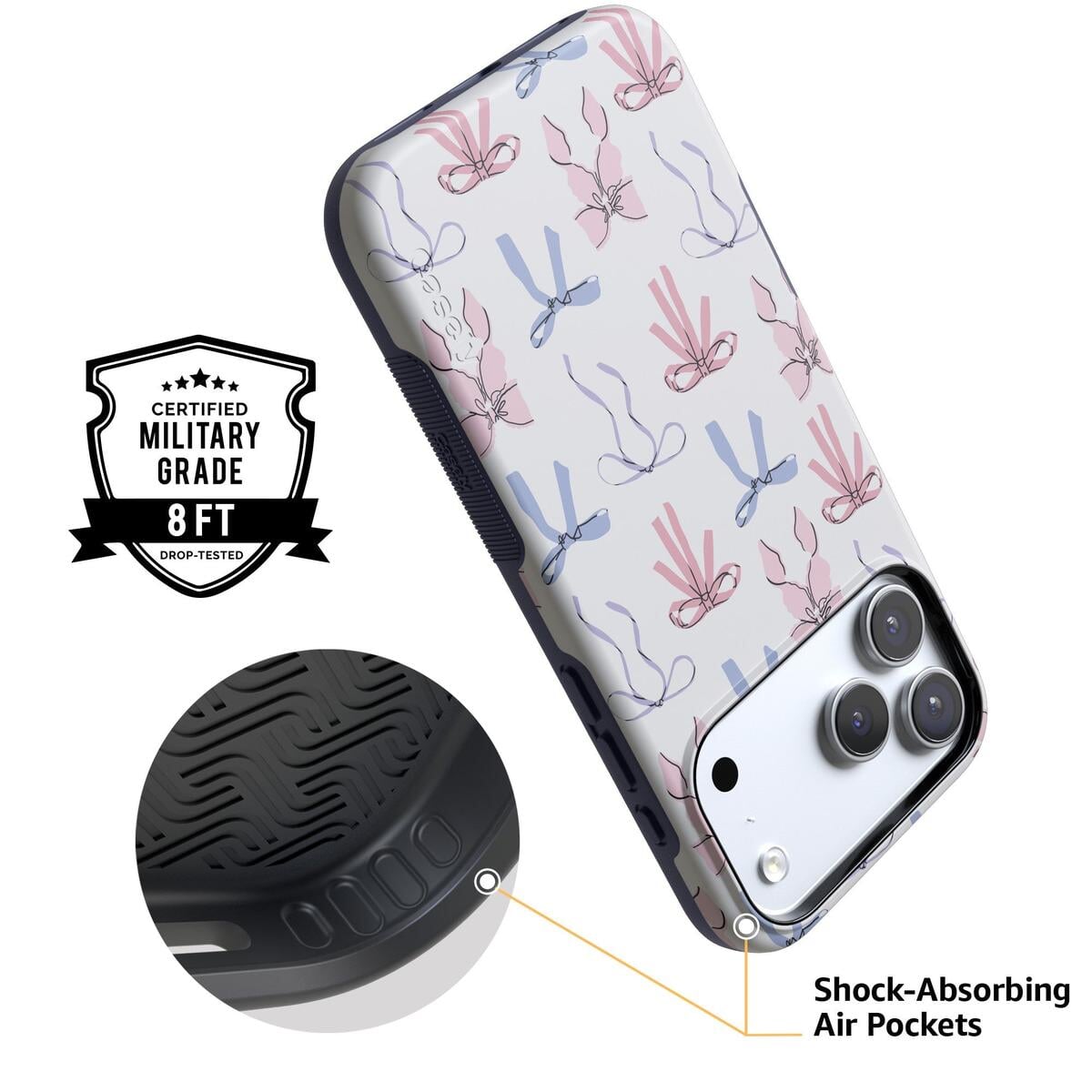 Coquette Girlie | Pastel Bows Case Phone Case Casetry