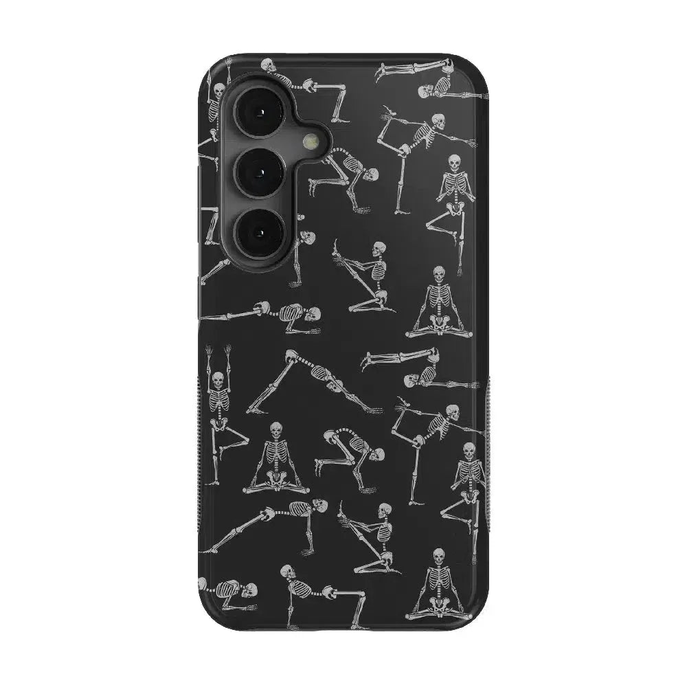 Corpse Pose | Skeleton Yoga Case Phone Case Casetry Bold Flex + MagSafe® Galaxy S25