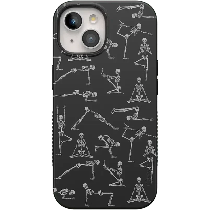 Corpse Pose | Skeleton Yoga Case Phone Case Casetry Bold Flex + MagSafe® iPhone 15 Plus