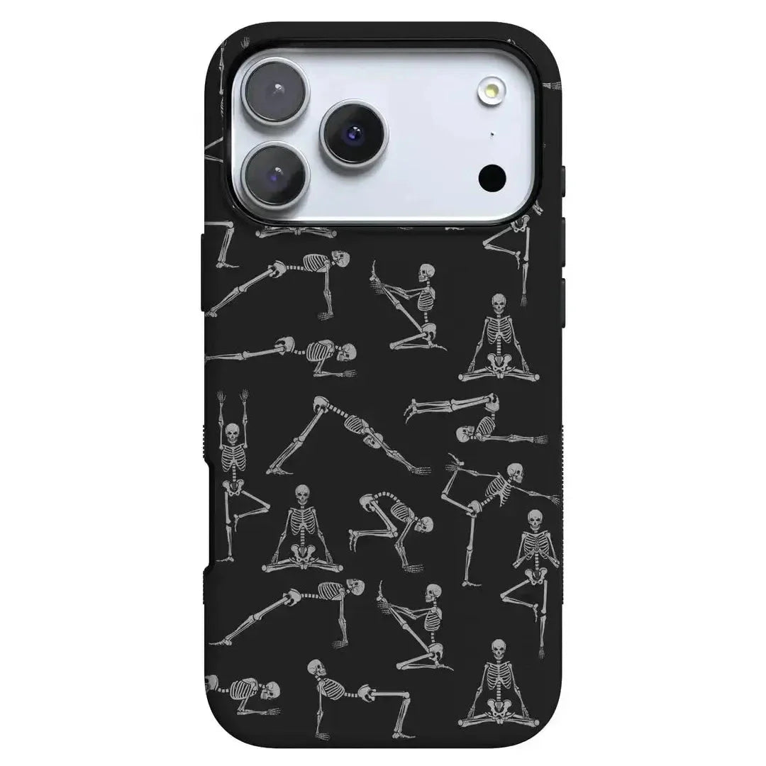 Corpse Pose | Skeleton Yoga Case Phone Case Casetry Bold Flex + MagSafe® iPhone 17 Pro Max