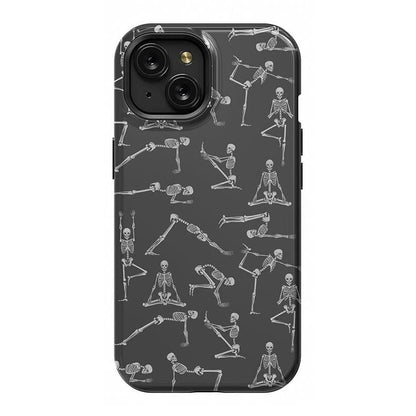 Corpse Pose | Skeleton Yoga Case Phone Case Casetry Essential + MagSafe® iPhone 15