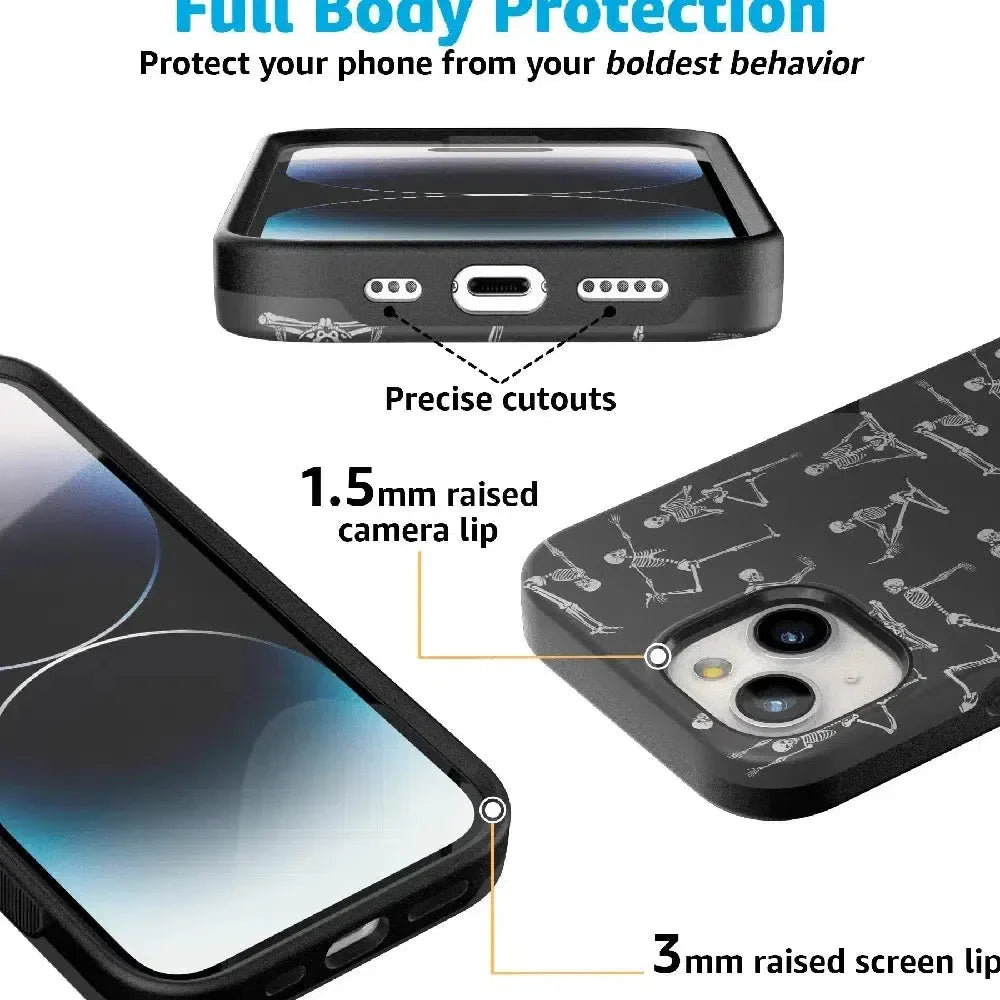 Corpse Pose | Skeleton Yoga Case Phone Case Casetry