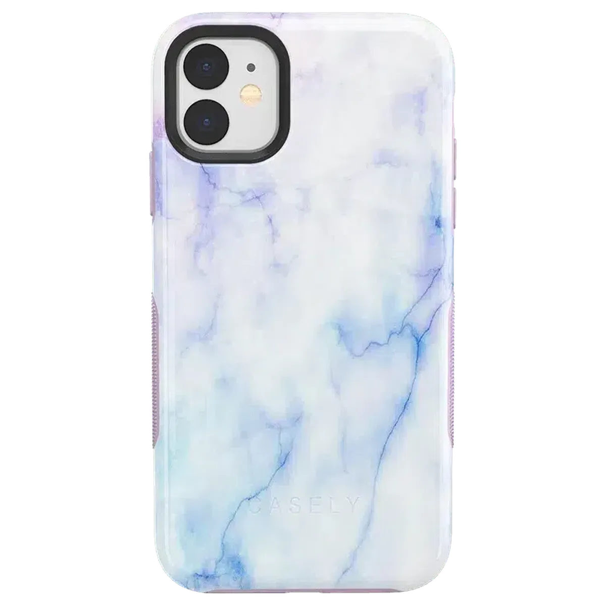 Cotton Candy | Blue & Purple Marble Case iPhone Case get.casely Bold iPhone 11