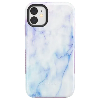 Cotton Candy | Blue & Purple Marble Case iPhone Case get.casely Bold iPhone 11