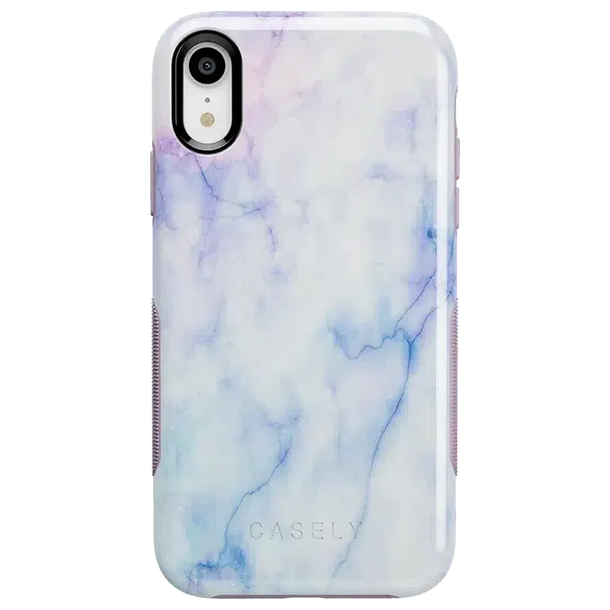 Cotton Candy | Blue & Purple Marble Case iPhone Case get.casely Bold iPhone XR