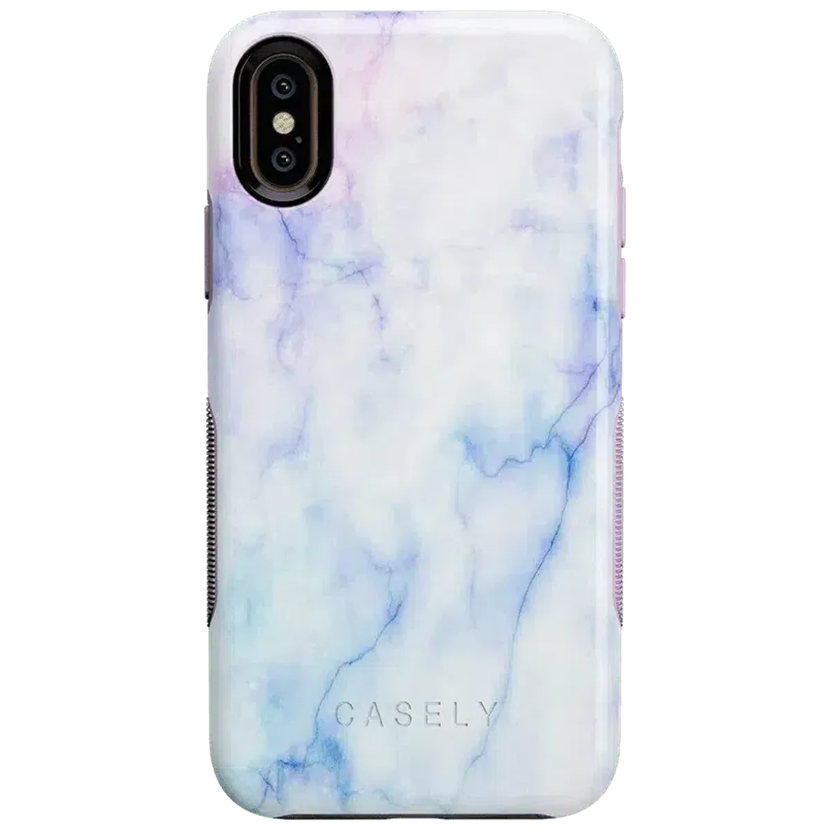 Cotton Candy | Blue & Purple Marble Case iPhone Case get.casely Bold iPhone XS Max