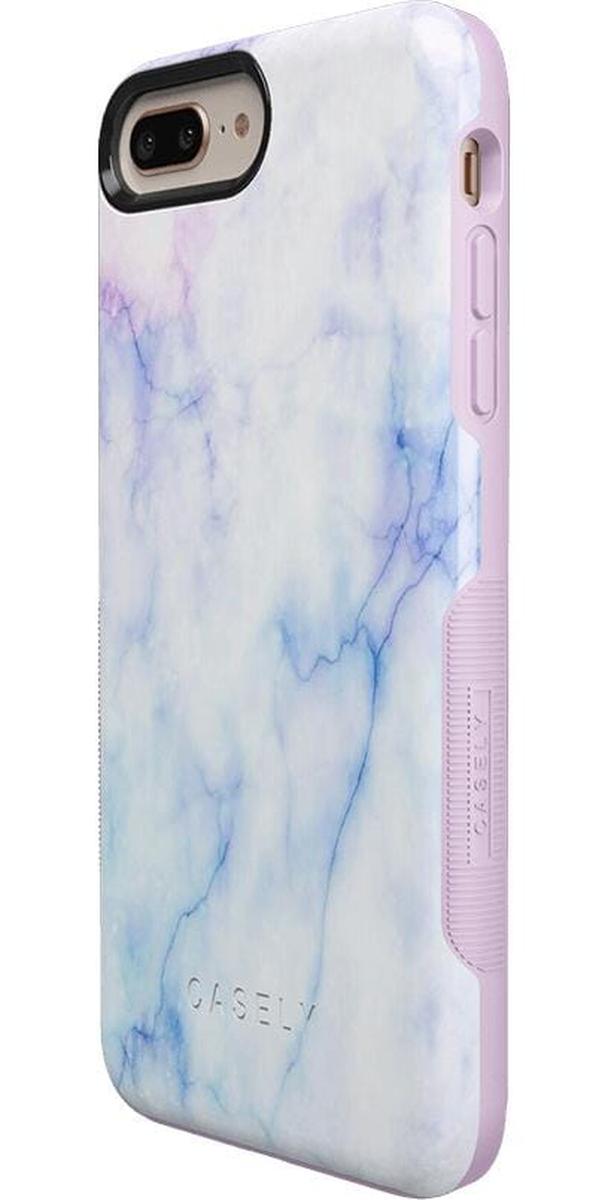 Cotton Candy | Blue & Purple Marble Case iPhone Case get.casely