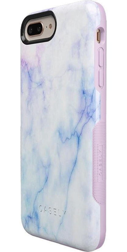 Cotton Candy | Blue & Purple Marble Case iPhone Case get.casely