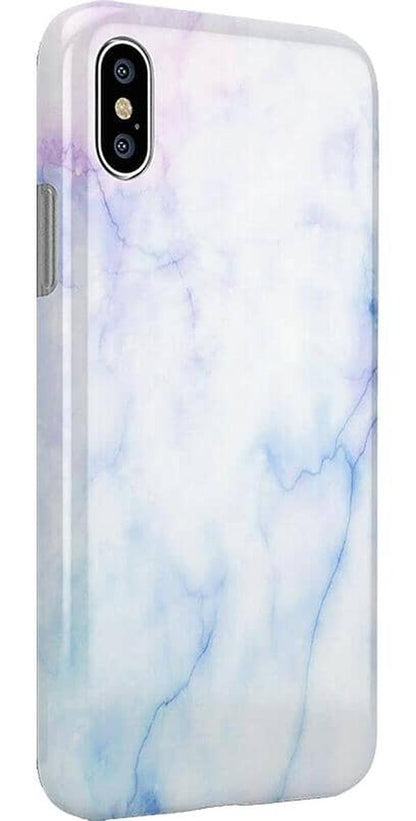 Cotton Candy | Blue & Purple Marble Case iPhone Case get.casely