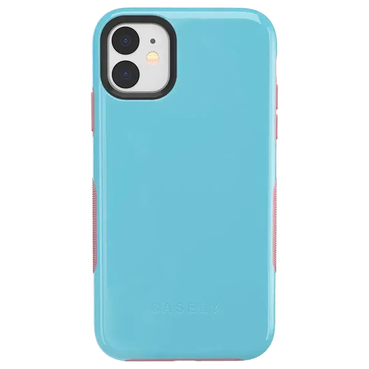 Cotton Candy Electric Blue on Pink | Ultra-Protective Bold Case iPhone Case get.casely Bold iPhone 11