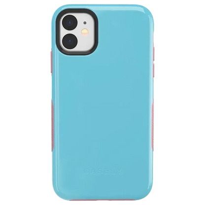 Cotton Candy Electric Blue on Pink | Ultra-Protective Bold Case iPhone Case get.casely Bold iPhone 11