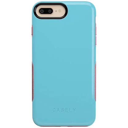Cotton Candy Electric Blue on Pink | Ultra-Protective Bold Case iPhone Case get.casely Bold iPhone 6/7/8 Plus