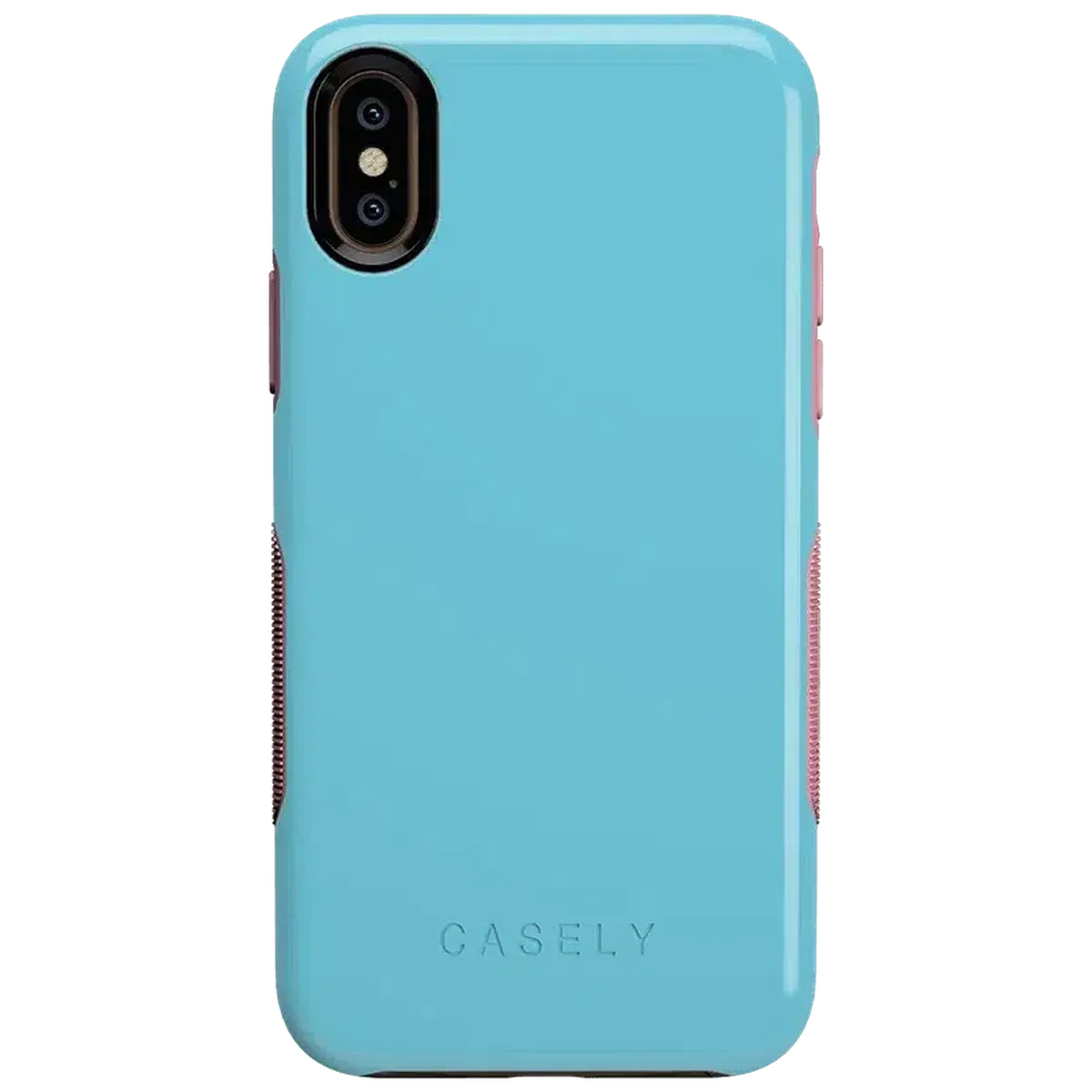 Cotton Candy Electric Blue on Pink | Ultra-Protective Bold Case iPhone Case get.casely Bold iPhone X / XS