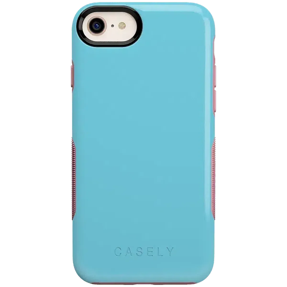Cotton Candy Electric Blue on Pink | Ultra-Protective Bold Case iPhone Case get.casely