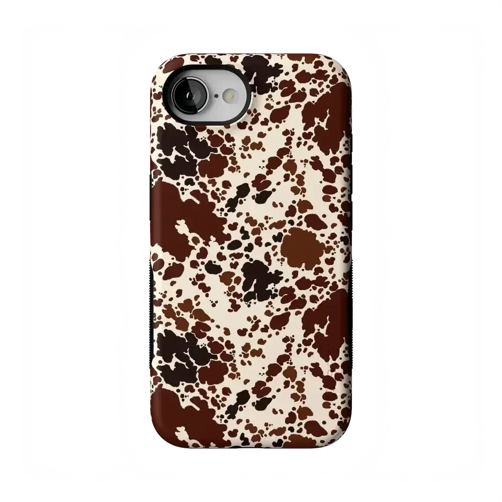 Cowgirl Envy | Cow Print Case iPhone Case get.casely Bold Flex + MagSafe® iPhone 16e