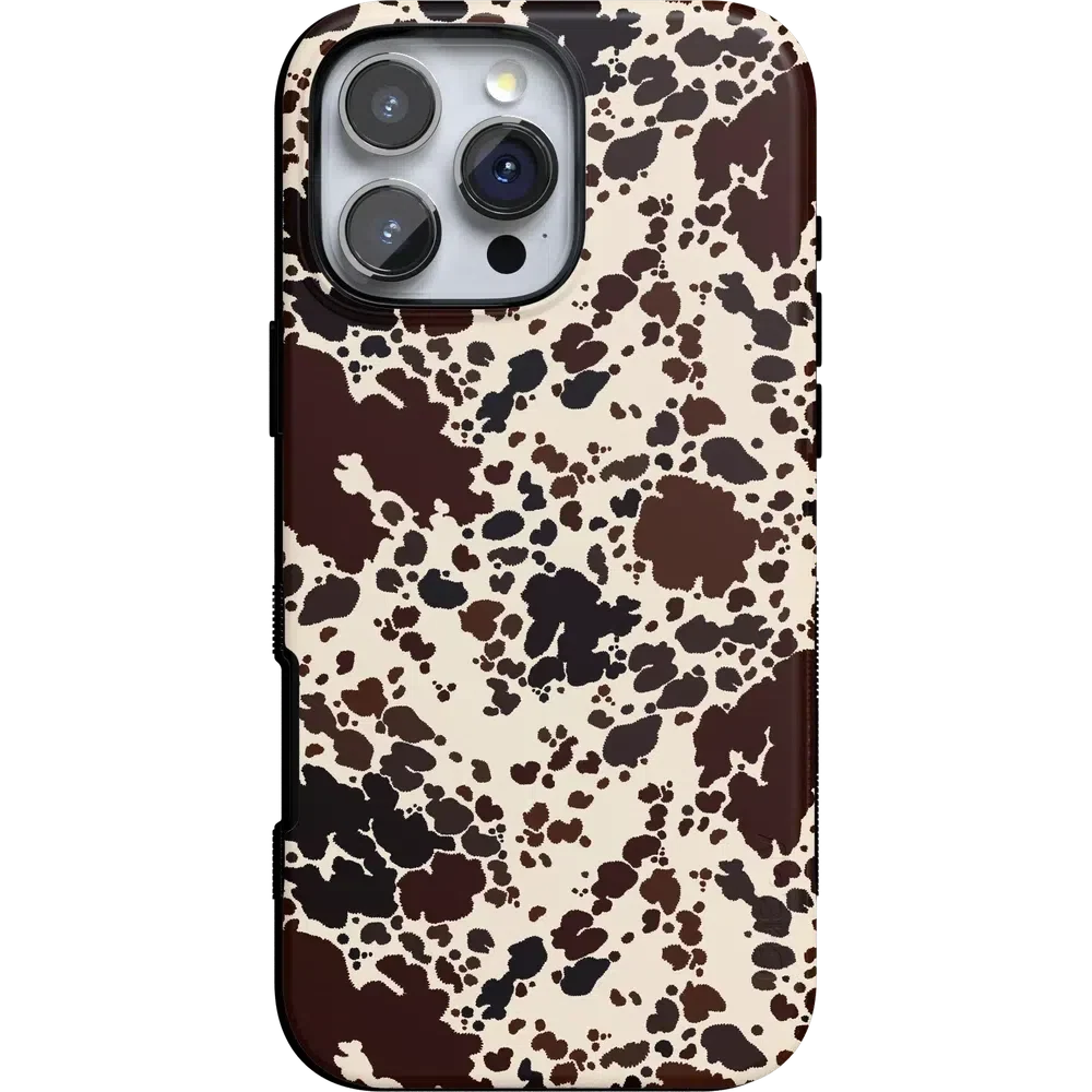 Cowgirl Envy | Cow Print Case iPhone Case get.casely Bold + MagSafe® iPhone 16 Pro Max