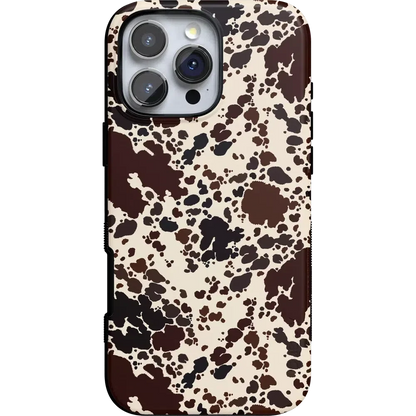 Cowgirl Envy | Cow Print Case iPhone Case get.casely Bold + MagSafe® iPhone 16 Pro Max