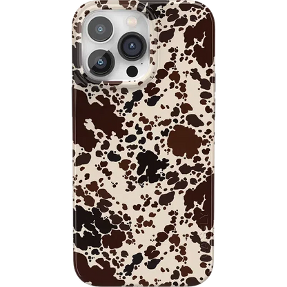 Cowgirl Envy | Cow Print Case iPhone Case get.casely Classic + MagSafe® iPhone 14 Pro Max