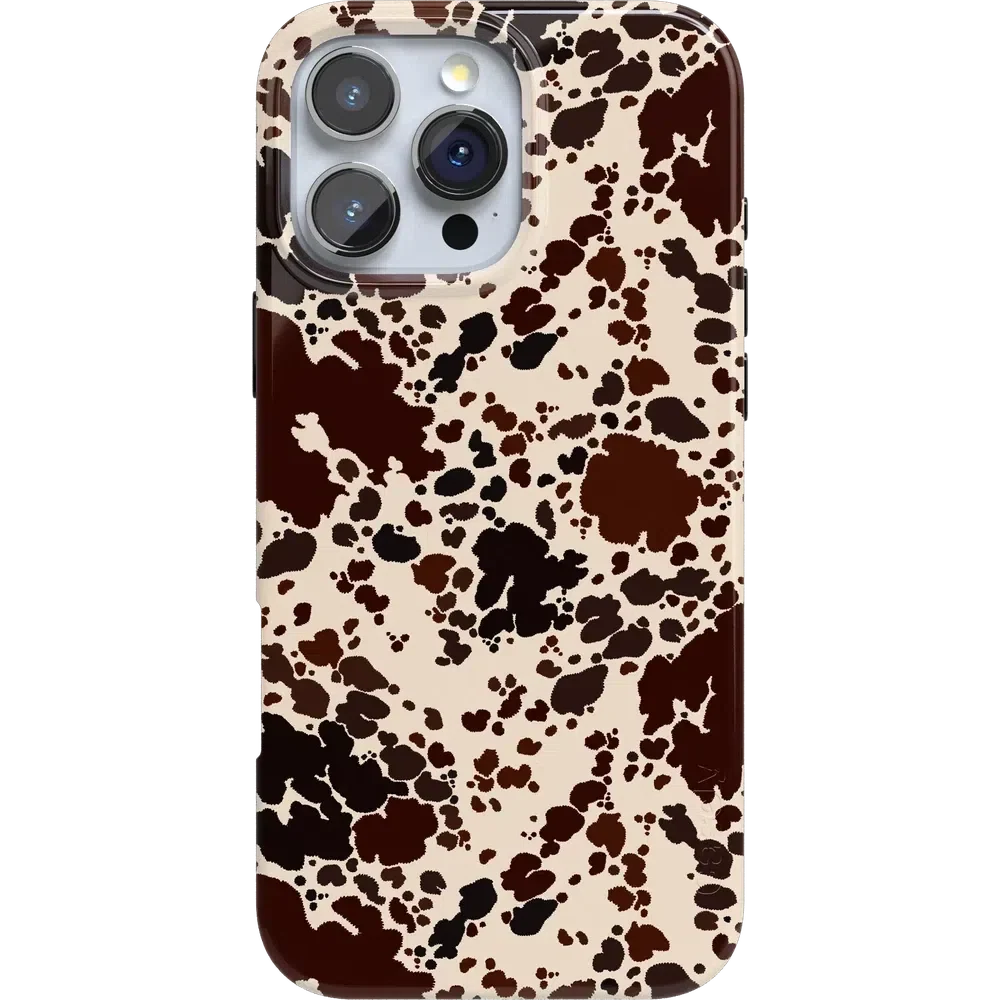 Cowgirl Envy | Cow Print Case iPhone Case get.casely Classic + MagSafe® iPhone 16 Pro Max