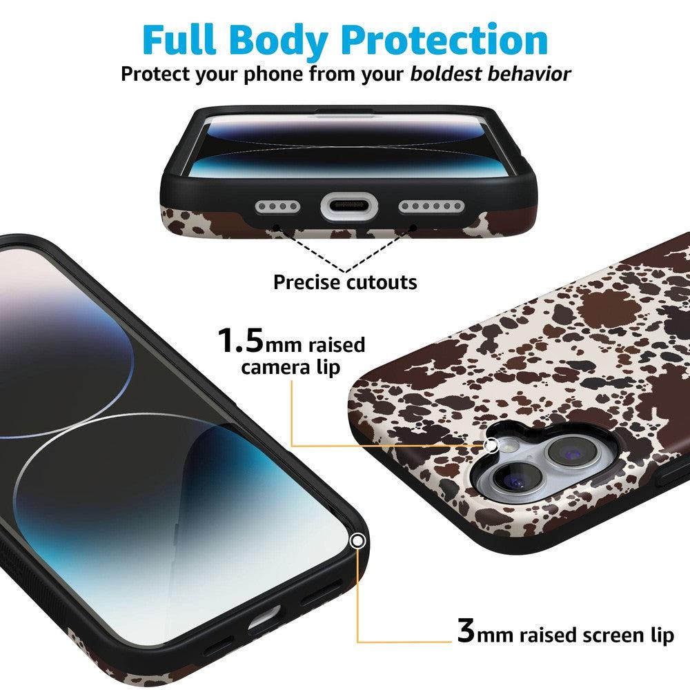 Cowgirl Envy | Cow Print Case iPhone Case get.casely