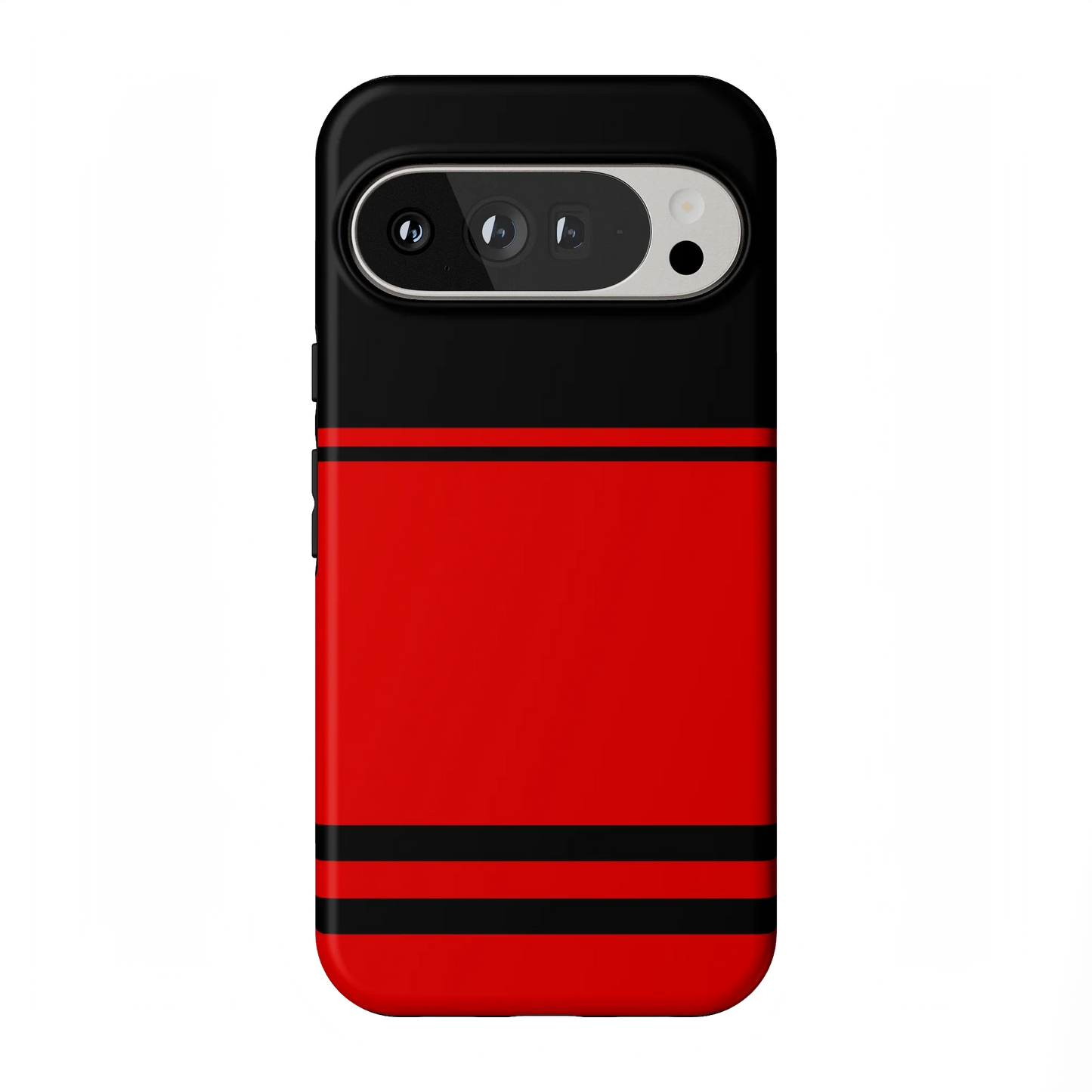 Go Canes | Black & Red Striped Case - Google Pixel 9 Pro XL